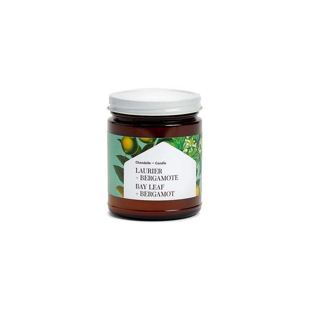 Laurel and Bergamot Soy Candle – Home Décor gift Montreal Villeray Urban Palate