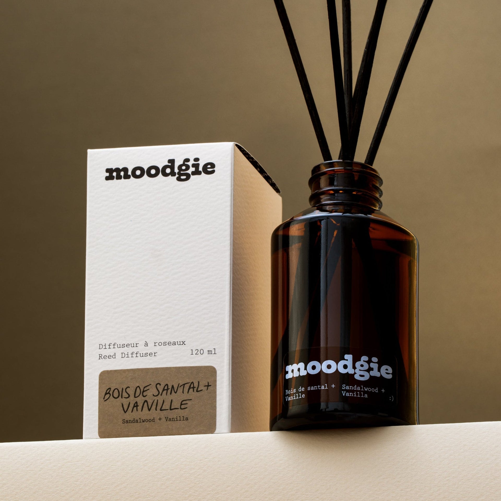 Reed Diffuser Sandalwood + Vanilla - 120ml