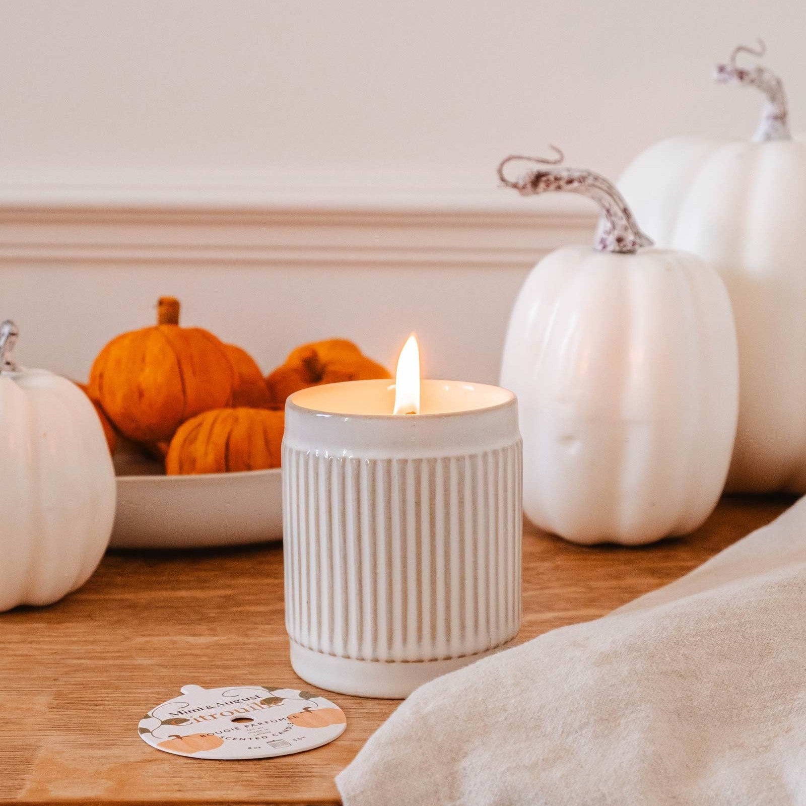 Reusable Candle - Citrouille 8oz