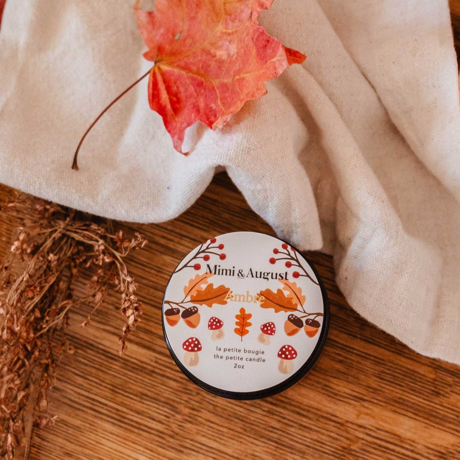 Vela reutilizable - Ámbar 57 g