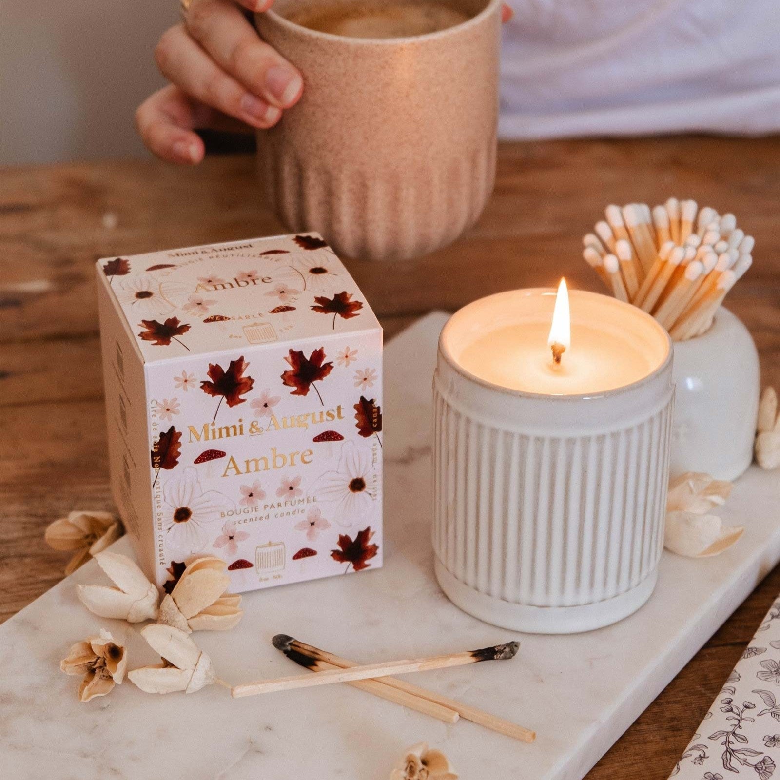 Reusable Candle - Amber 8oz