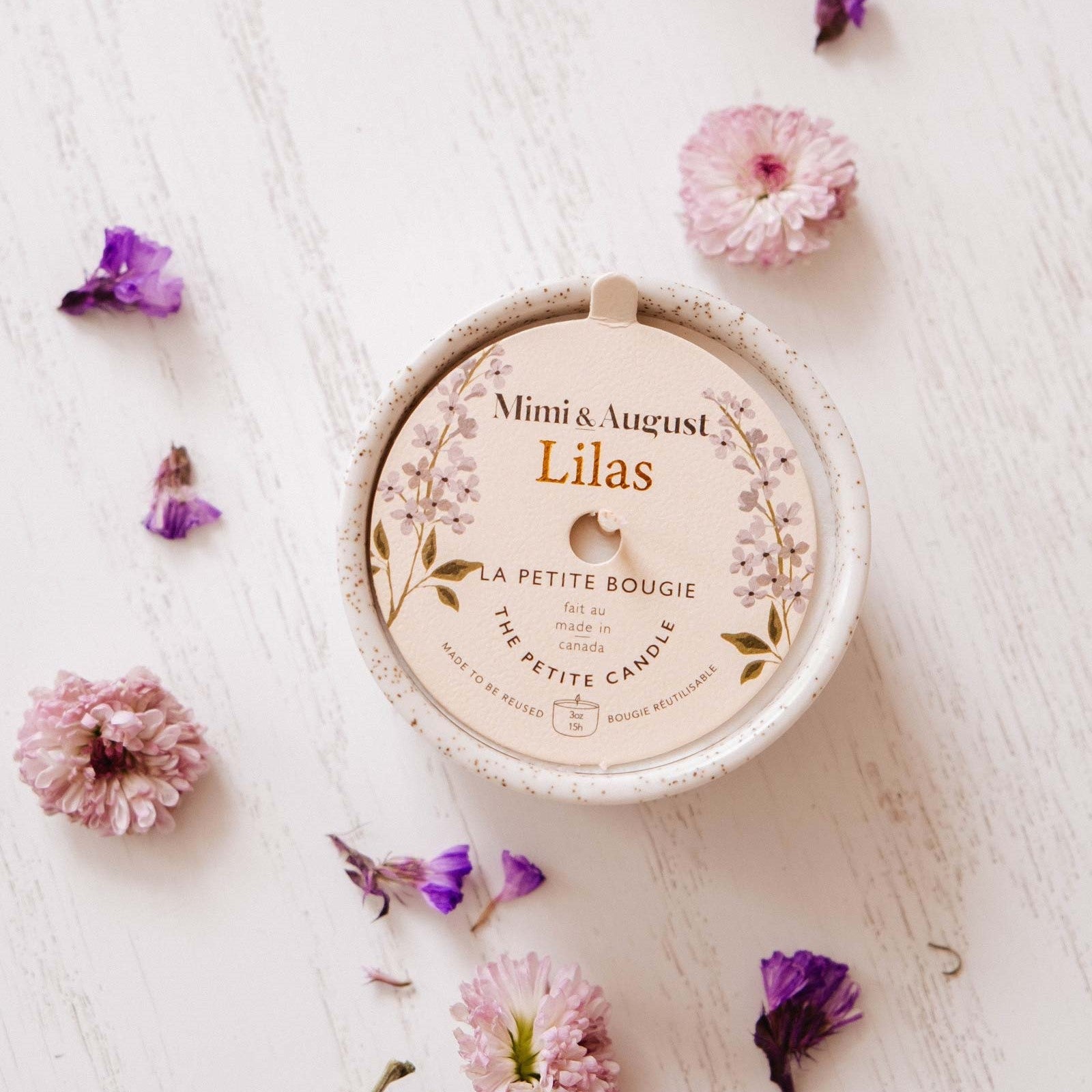 Reusable Candle - Lilac 3oz – Home Décor gift Montreal Villeray Urban Palate